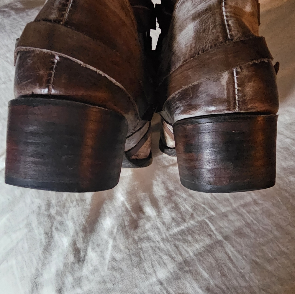 Freebird Brown Ankle Boots - Picture 9 of 11